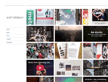 Tablet Screenshot of andri.haflidason.com